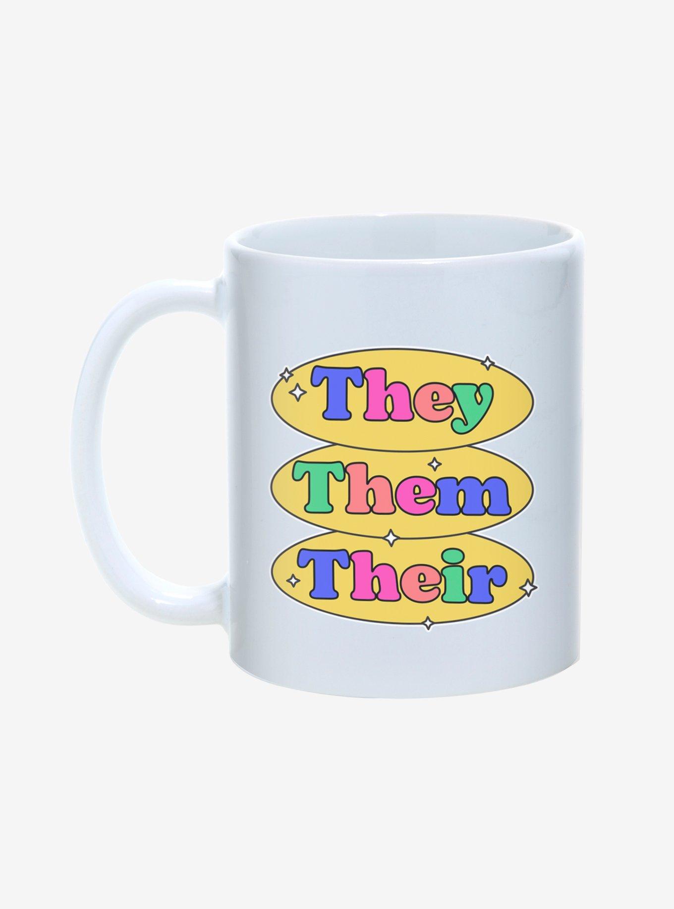 They Them Their Pronouns Pride Mug 11oz, , hi-res