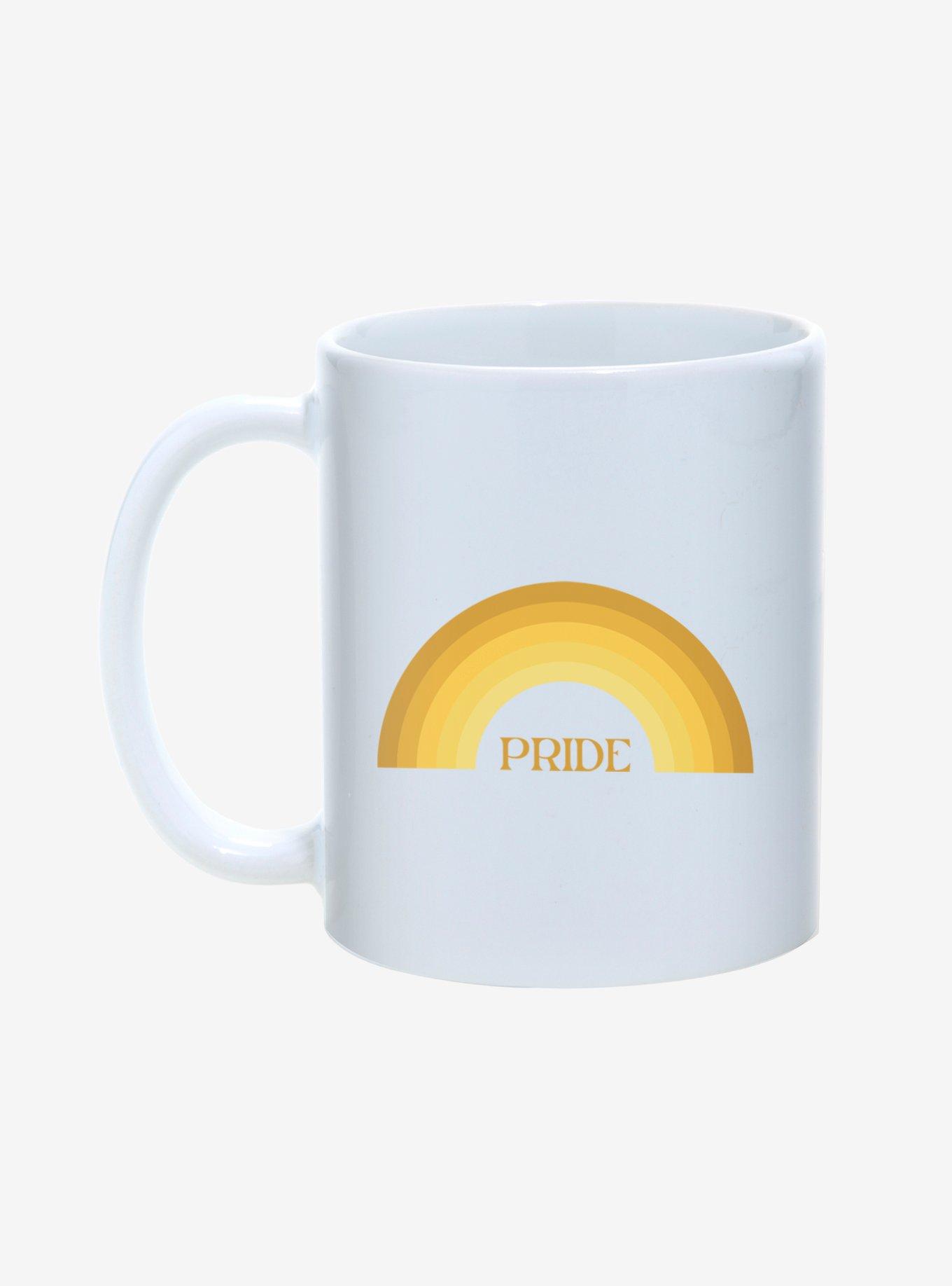 Yellow Rainbow Pride Mug 11oz, , hi-res