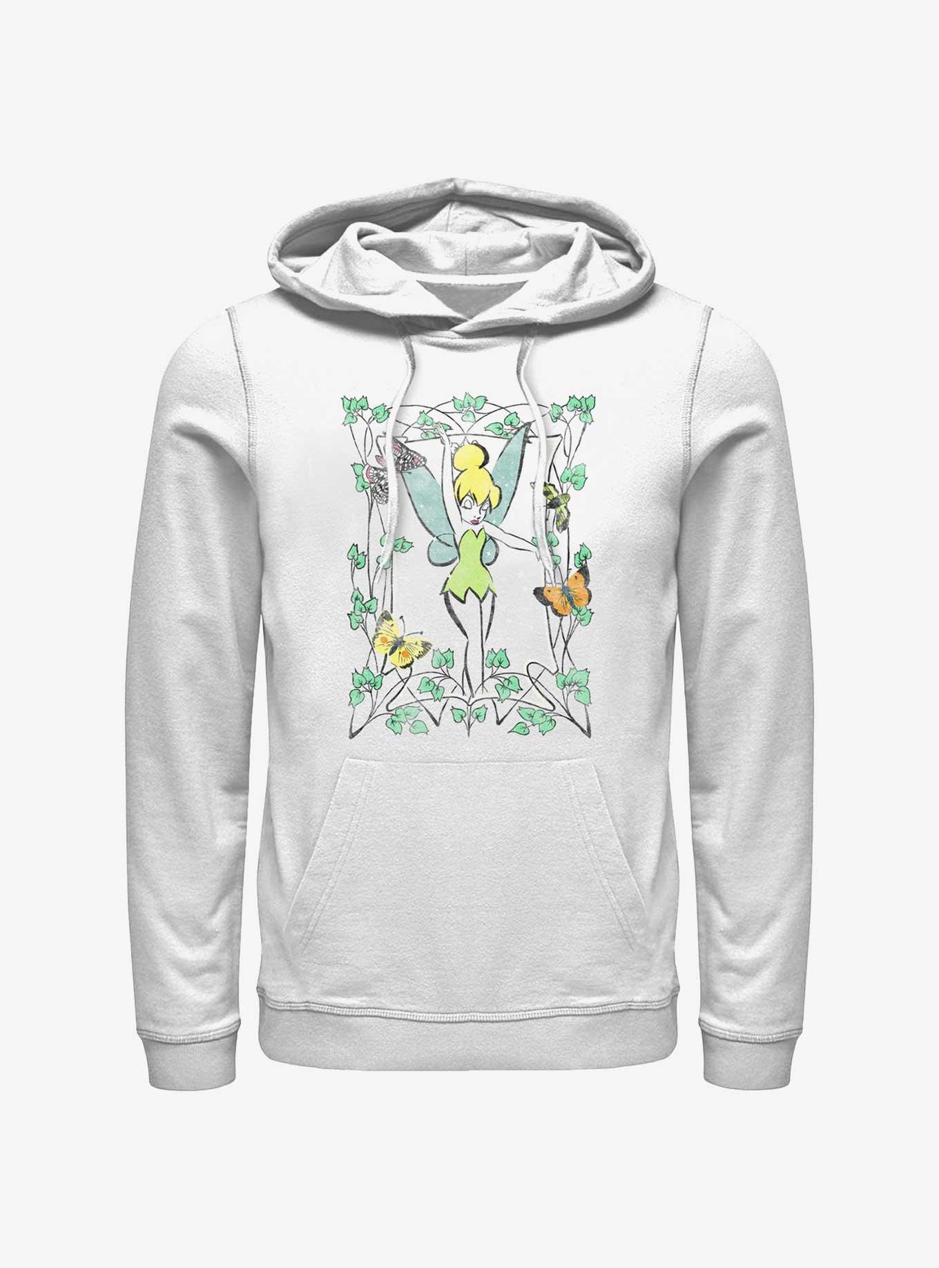 Disney Tinker Bell Garden Frame Hoodie, WHITE, hi-res