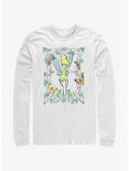 Disney Tinker Bell Garden Frame Long Sleeve T-Shirt, WHITE, hi-res