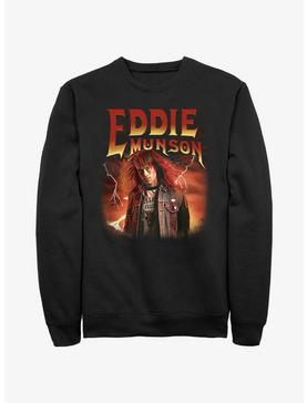 Plus Size Stranger Things Metal Eddie Munson Sweatshirt, , hi-res