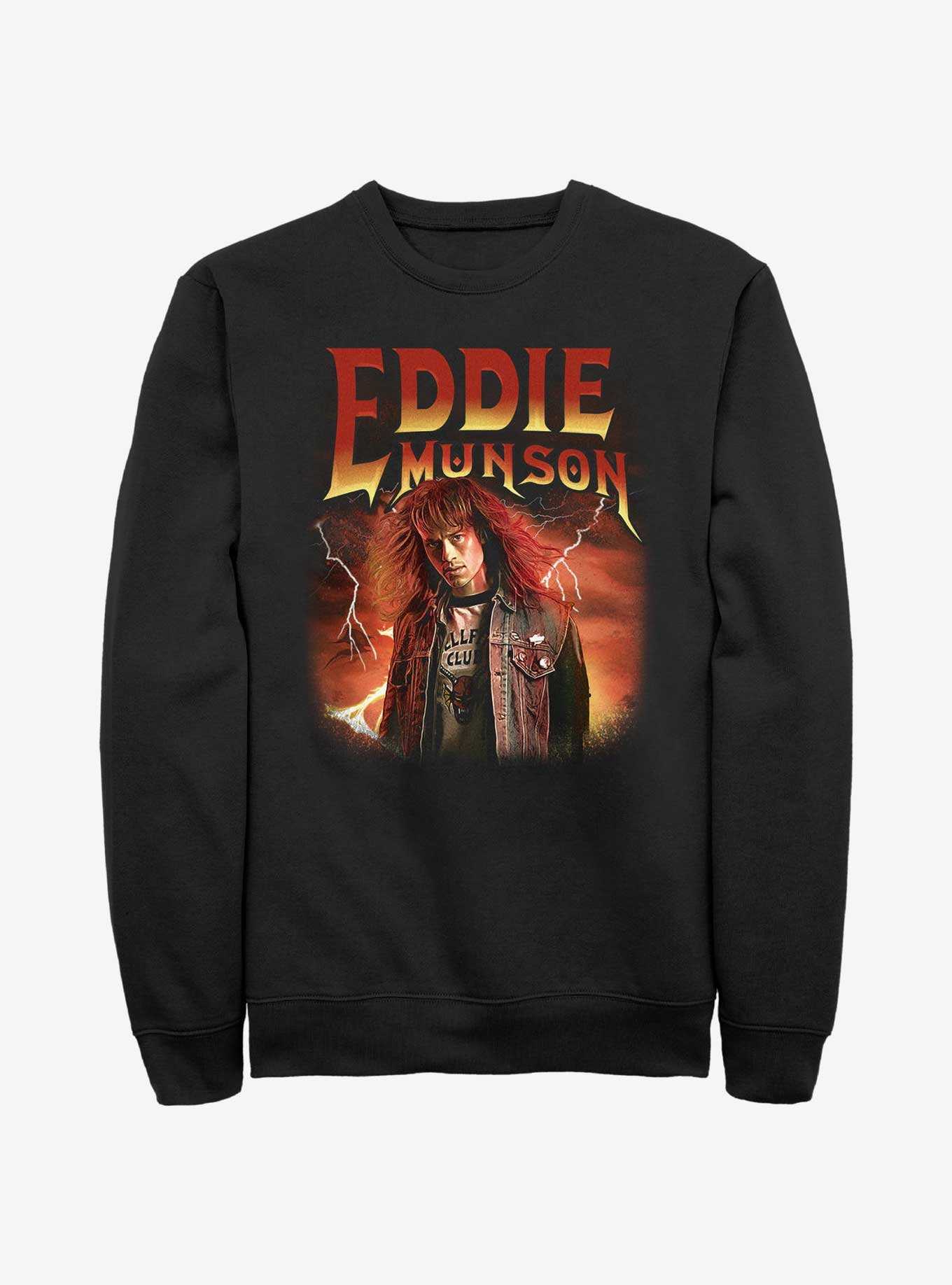 Stranger Things Metal Eddie Munson Sweatshirt, , hi-res