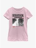 Stranger Things Upside Down Photo Youth Girls T-Shirt, PINK, hi-res