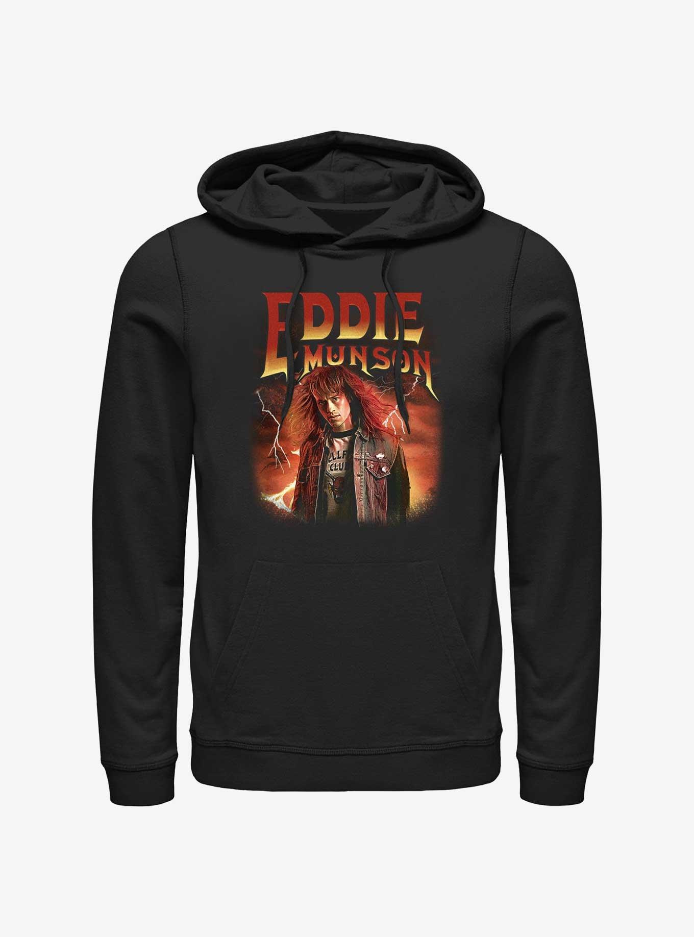Stranger Things Metal Eddie Munson Hoodie, BLACK, hi-res