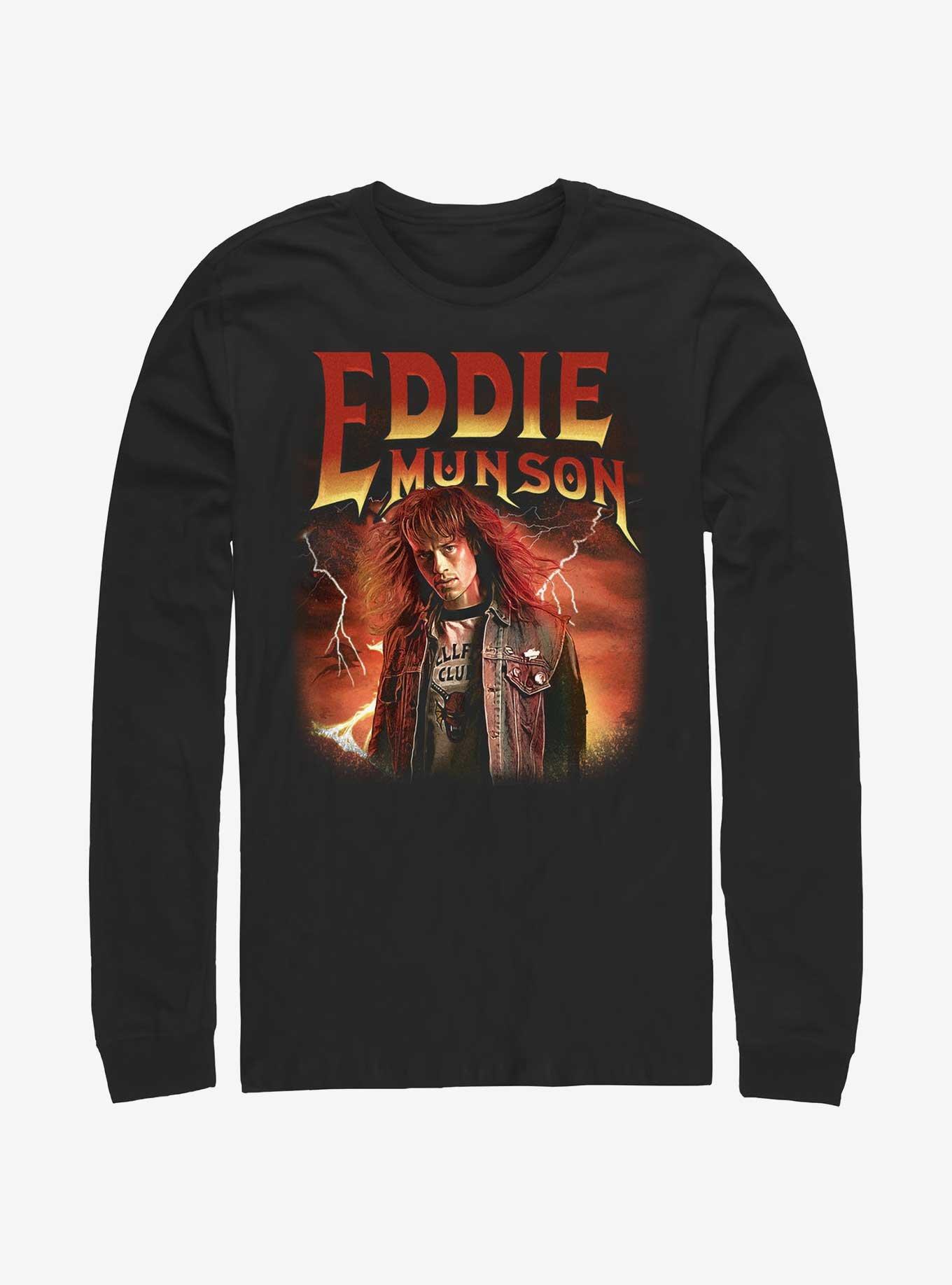 Stranger Things Metal Eddie Munson Long Sleeve T-Shirt, , hi-res