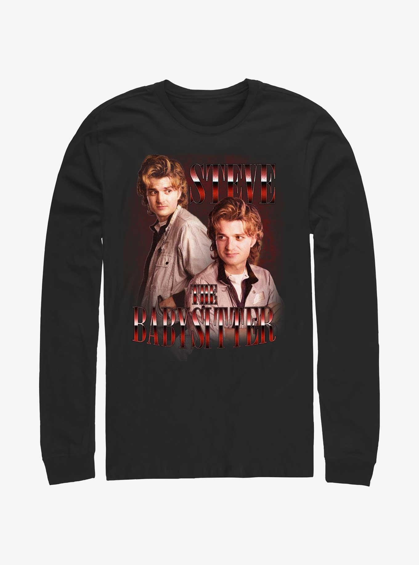 Stranger Things Steve The Babysitter Long Sleeve T-Shirt, , hi-res