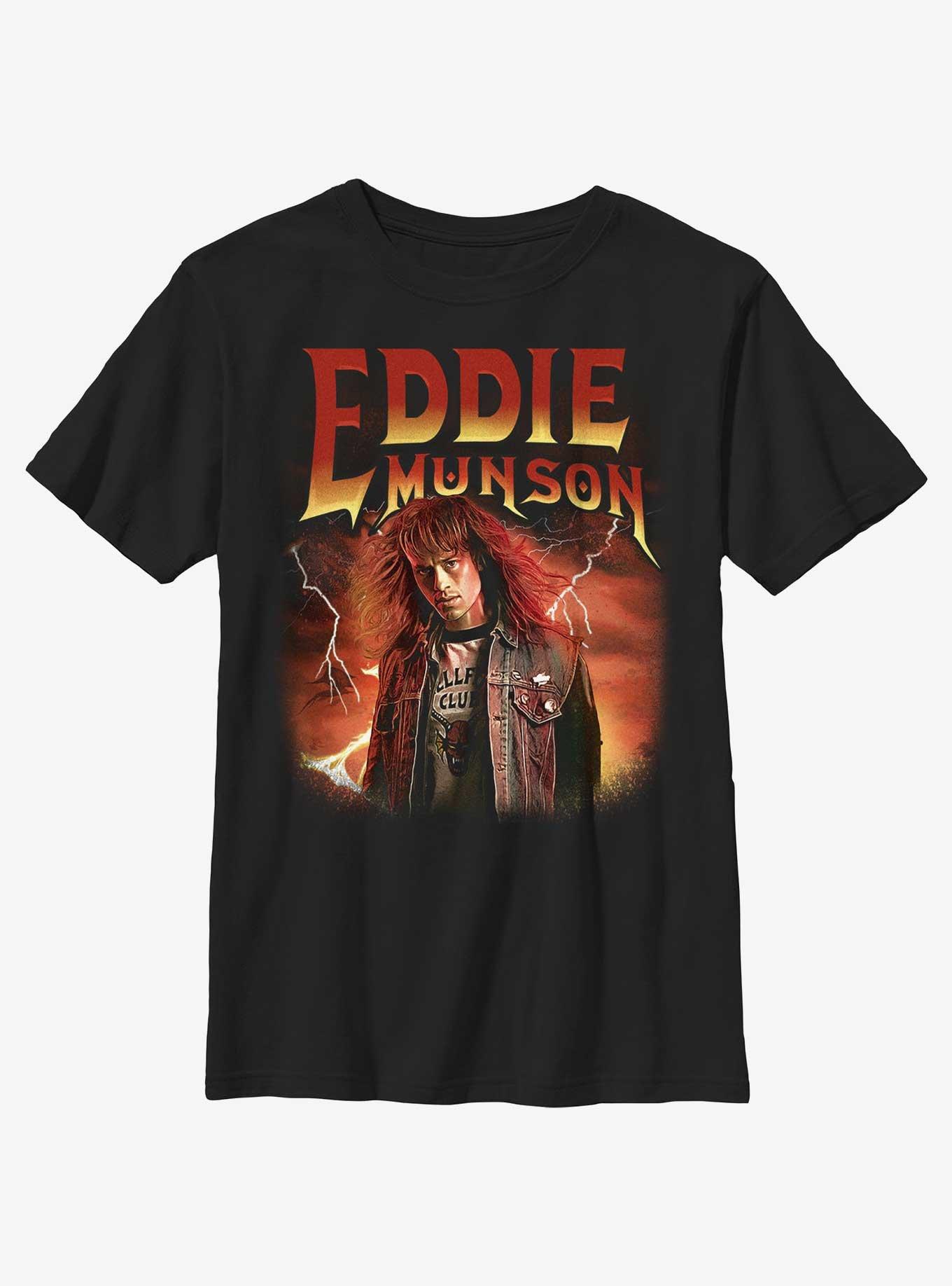 Stranger Things Metal Eddie Munson Youth T-Shirt, , hi-res