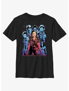Stranger Things Neon Group Youth T-Shirt, , hi-res