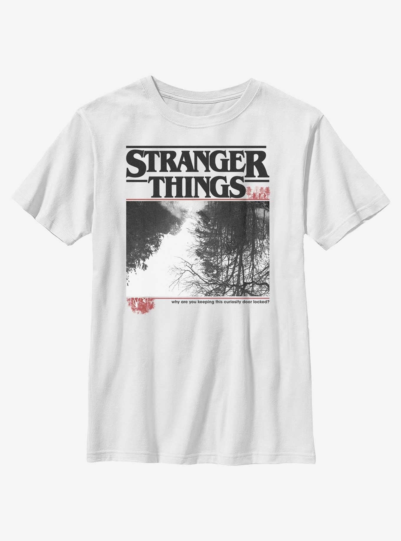 Stranger Things Upside Down Photo Youth T-Shirt, , hi-res