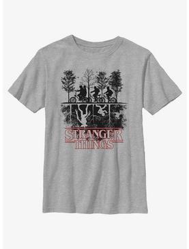Stranger Things Upside Down Silhouette Youth T-Shirt, , hi-res