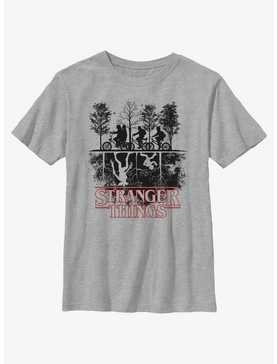 Stranger Things Upside Down Silhouette Youth T-Shirt, , hi-res