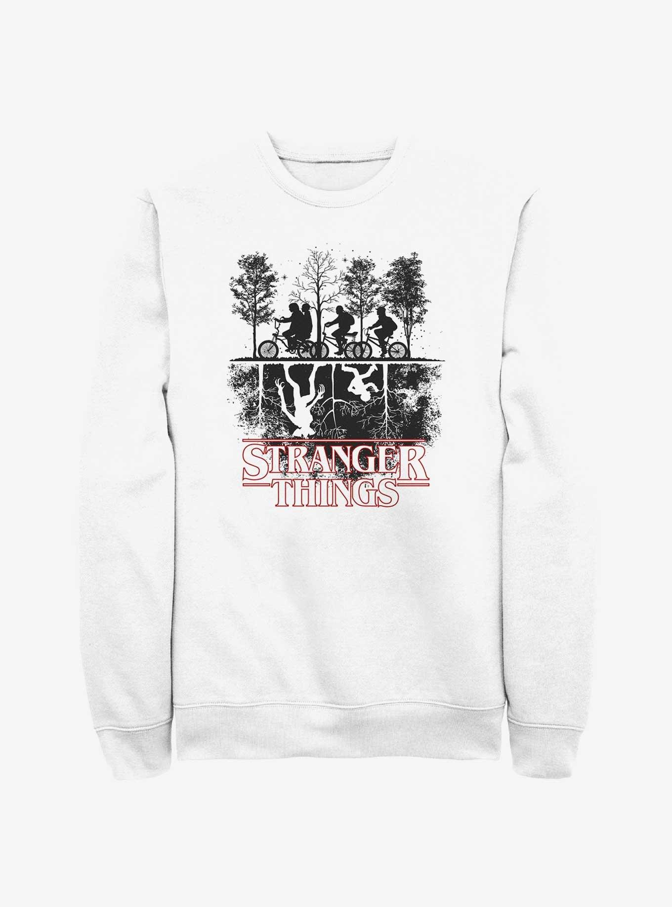 Stranger Things Upside Down Silhouette Sweatshirt, , hi-res