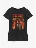 Stranger Things Metal Eddie Munson Youth Girls T-Shirt, BLACK, hi-res