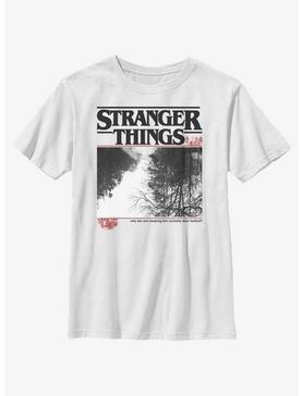 Stranger Things Upside Down Photo Youth T-Shirt, , hi-res