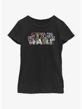 Star Wars Epic Collage Logo Youth Girls T-Shirt, BLACK, hi-res