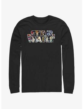 Star Wars Epic Collage Logo Long Sleeve T-Shirt, , hi-res
