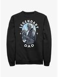 Star Wars The Mandalorian Legendary Dad Sweatshirt, BLACK, hi-res