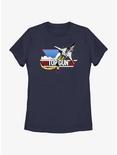 Top Gun Jet Logo Womens T-Shirt, NAVY, hi-res