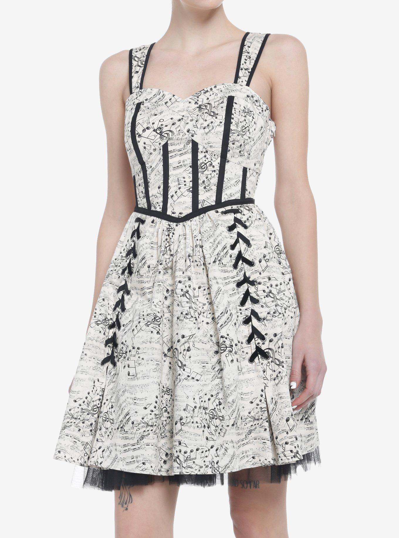 Hot topic 2025 music note dress