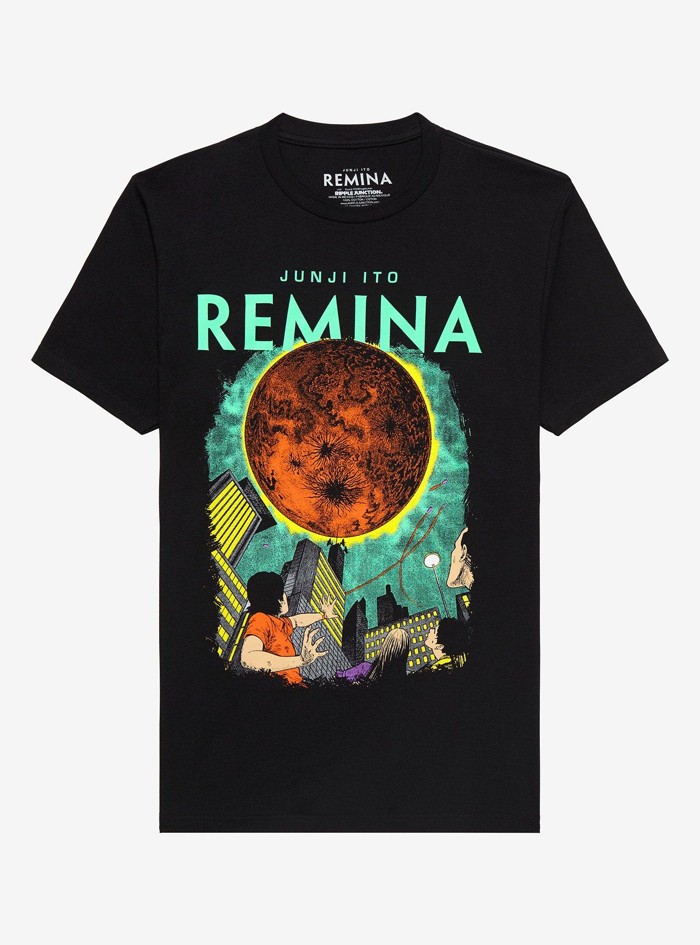 Junji Ito Remina Planet T-Shirt, BLACK, hi-res