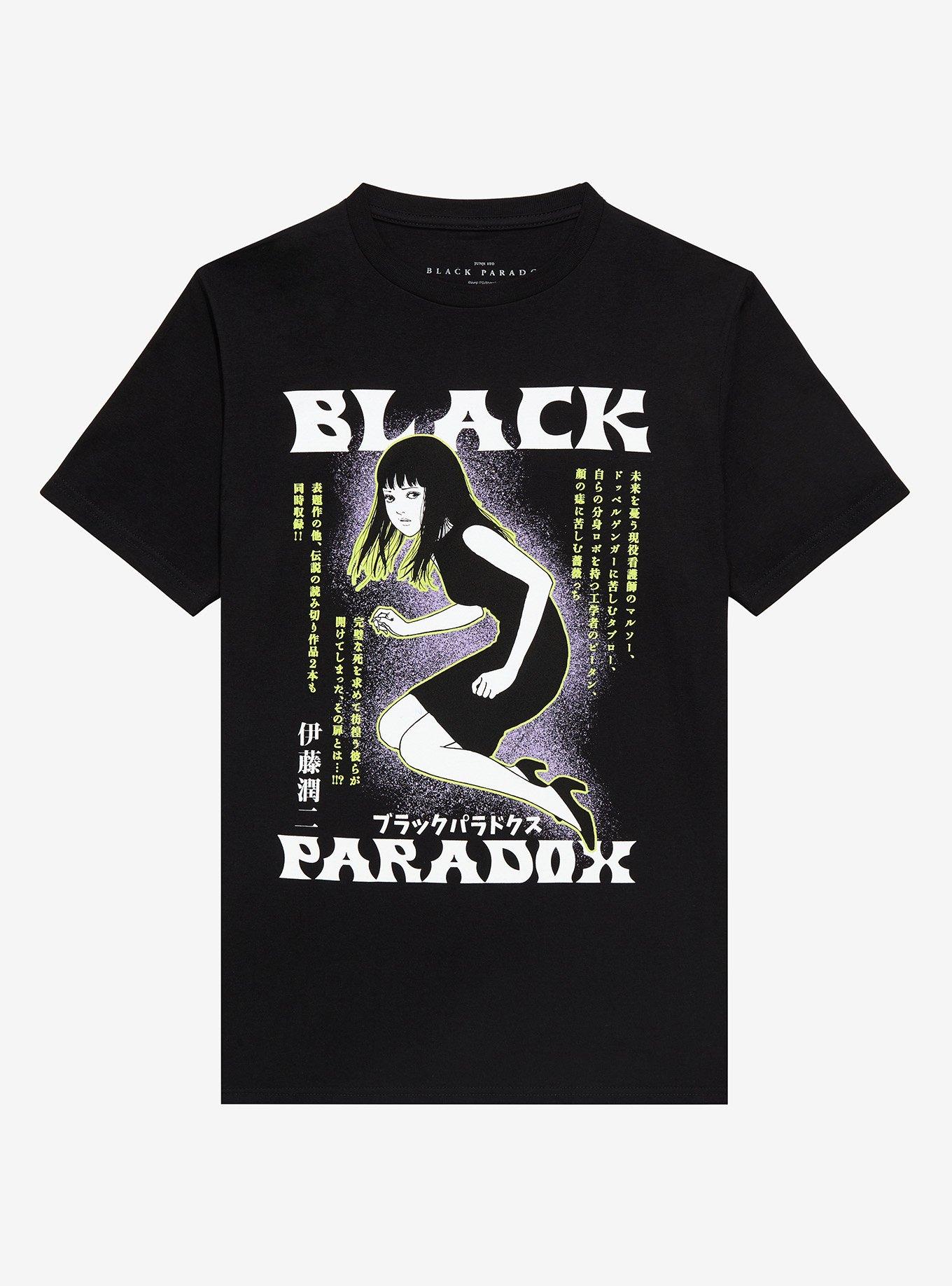 Junji Ito Black Paradox T-Shirt, BLACK, hi-res