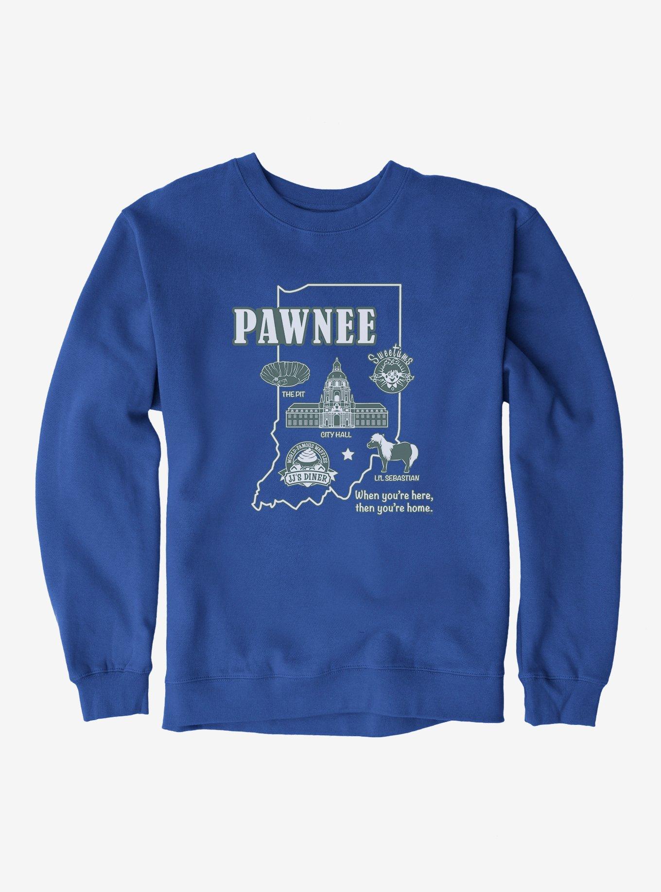 Parks And Recreation Pawnee Map Sweatshirt
