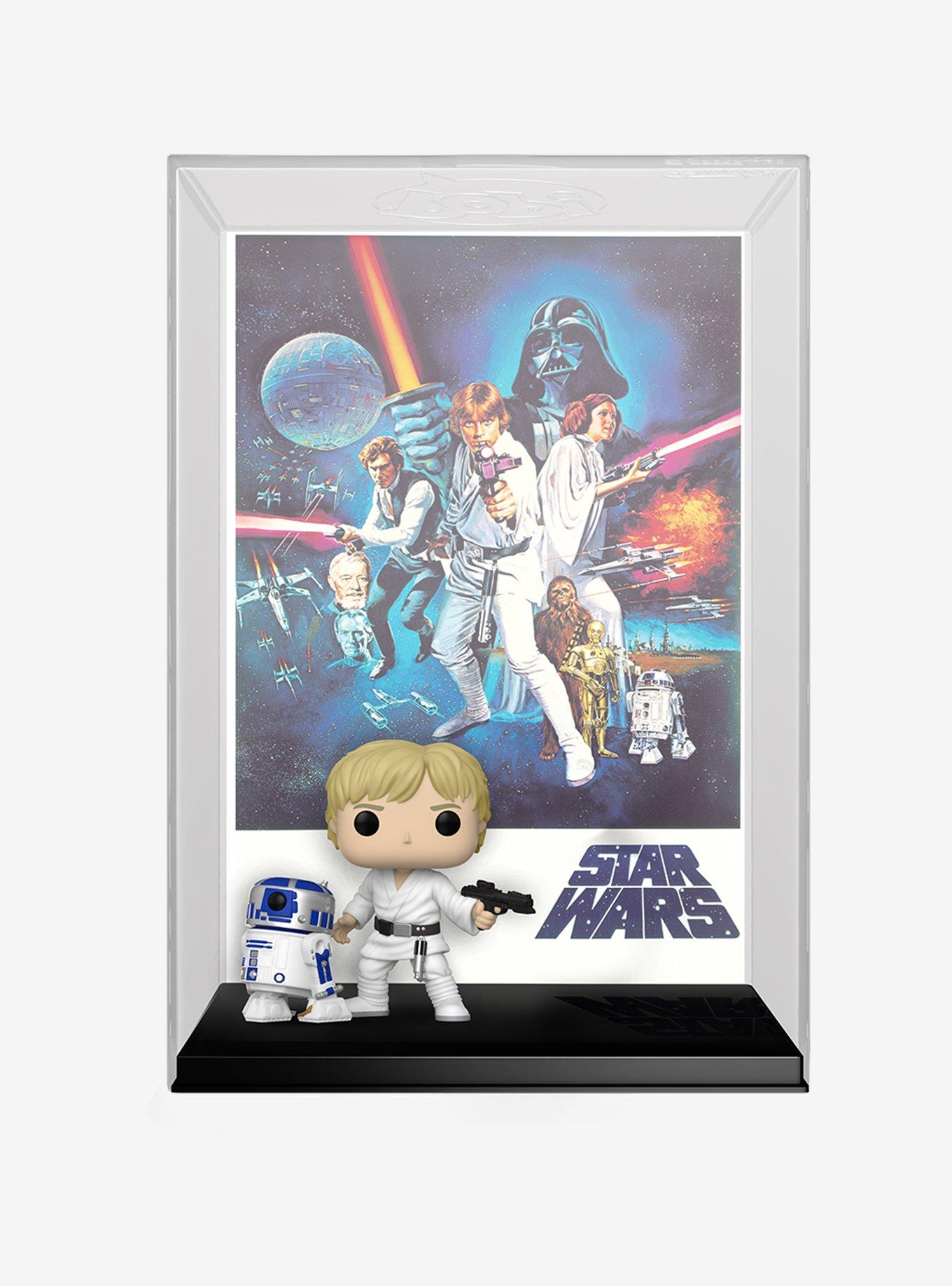 Funko Pop! Movie Posters Star Wars: Episode IV - A New Hope Luke Skywalker with R2-D2 Vinyl Figures, , hi-res