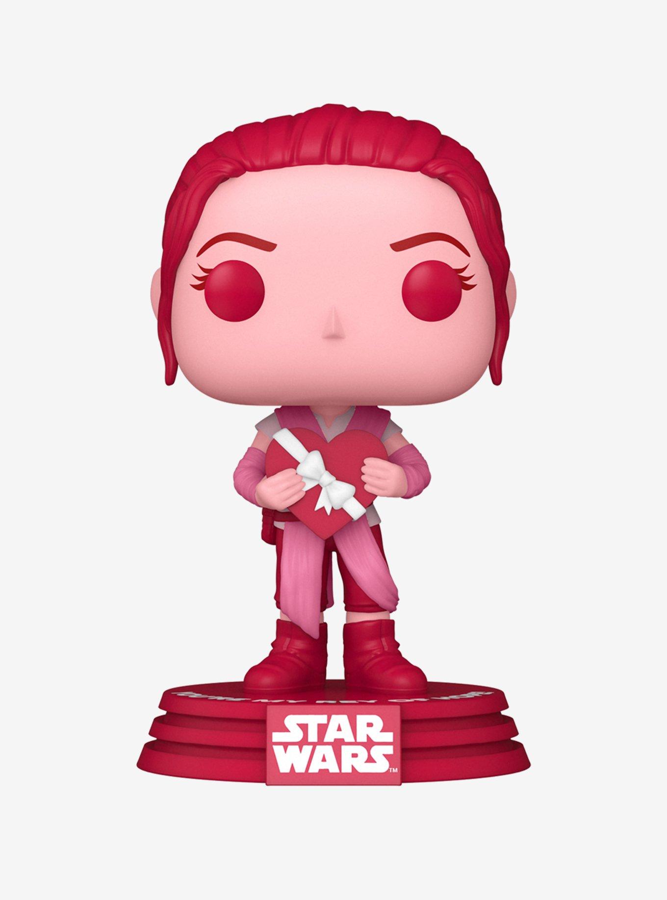 Funko Pop! Star Wars Rey (Valentine’s Day) Vinyl Bobble-Head , , hi-res