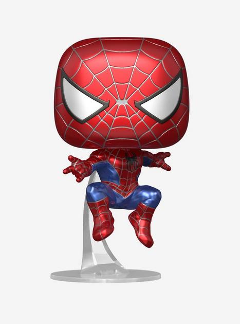 Marvel Spider-Man: No Way Home Pop! Friendly Neighborhood Spider-Man Vinyl Hot Topic Exclusive | Hot Topic