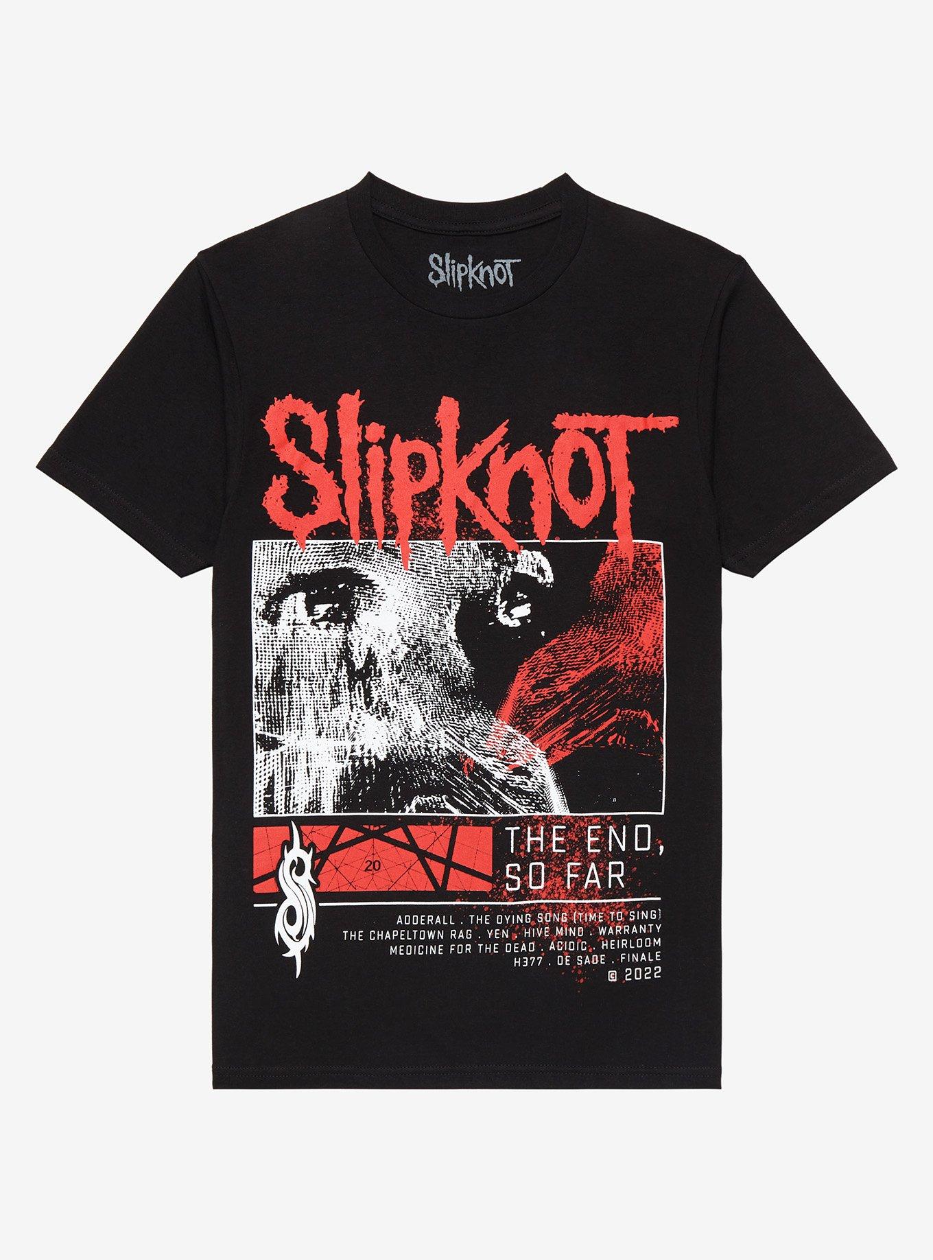 Slipknot The End, So Far Track List Boyfriend Fit Girls T-Shirt, BLACK, hi-res