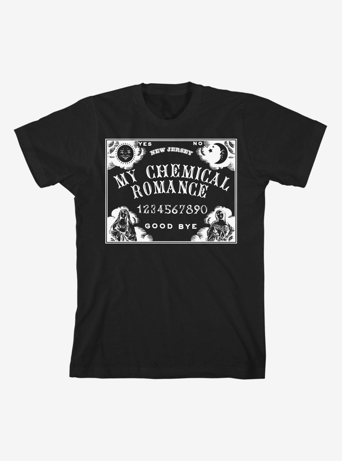 My Chemical Romance Spirit Board Boyfriend Fit Girls T-Shirt, BLACK, hi-res