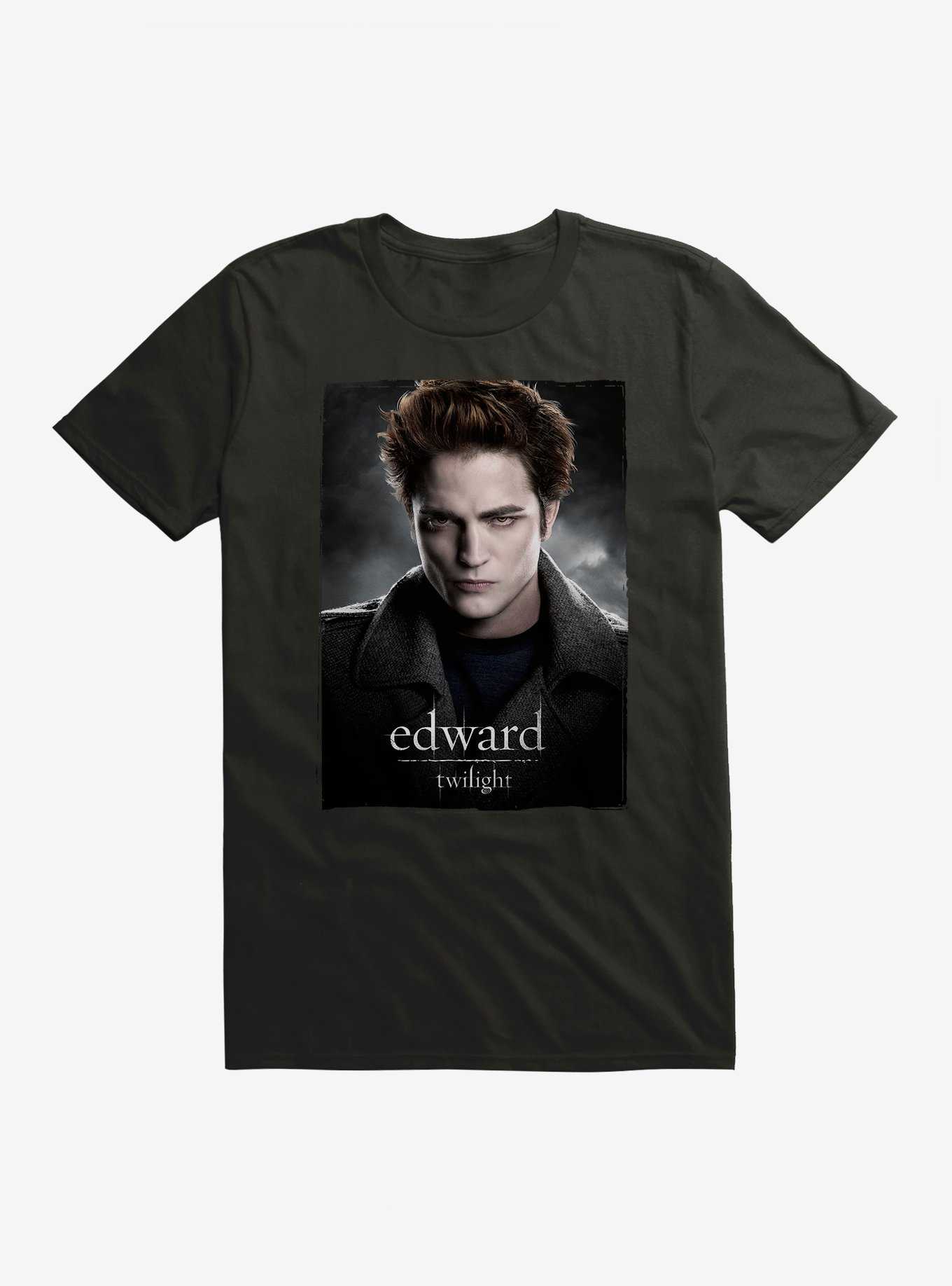  Twilight Saga Edward & Bella Misty Tree Adult Black Short  Sleeve T Shirt Vampire Movie Graphic Tees : Clothing, Shoes & Jewelry