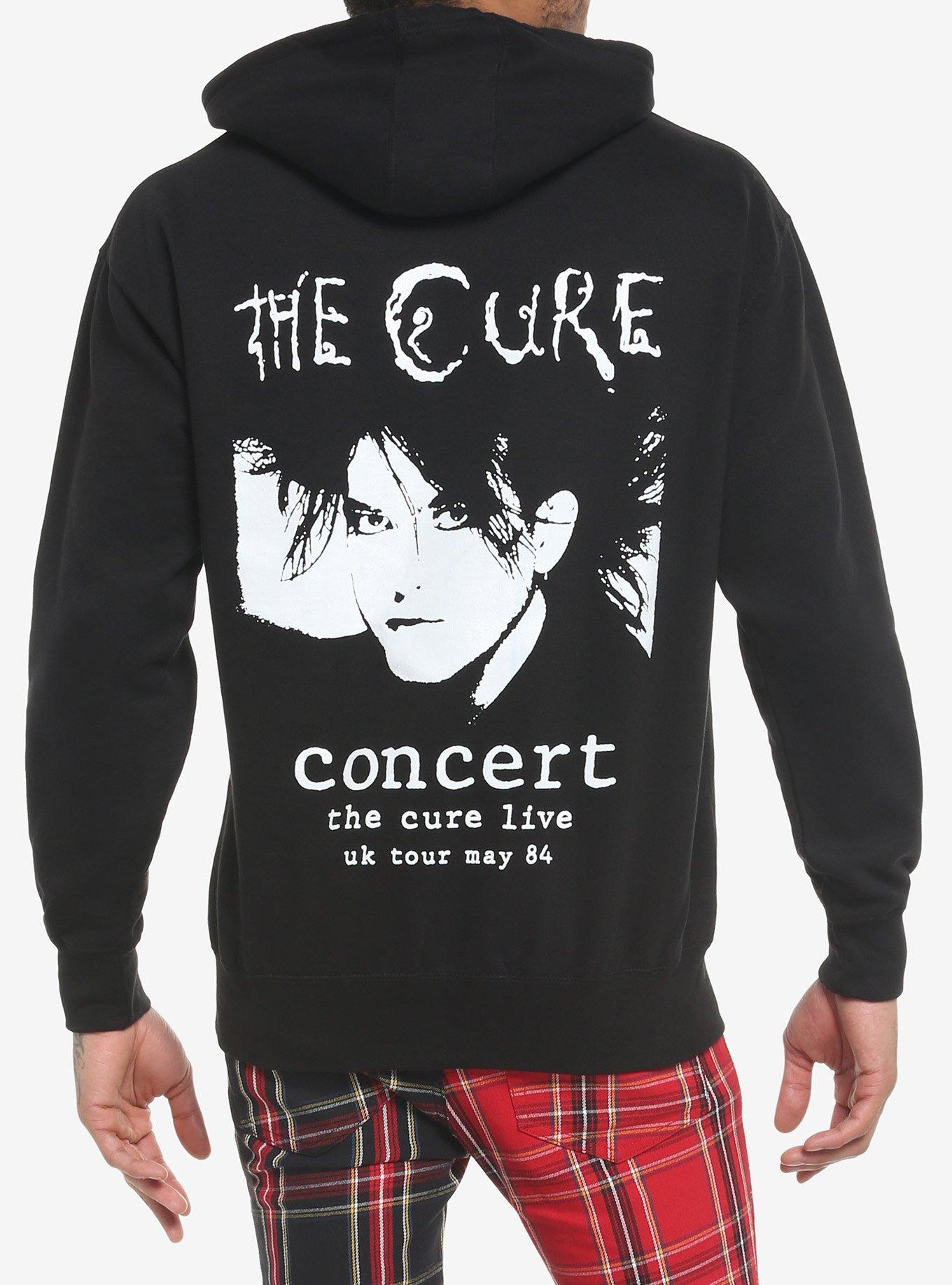 The cure band discount hoodie