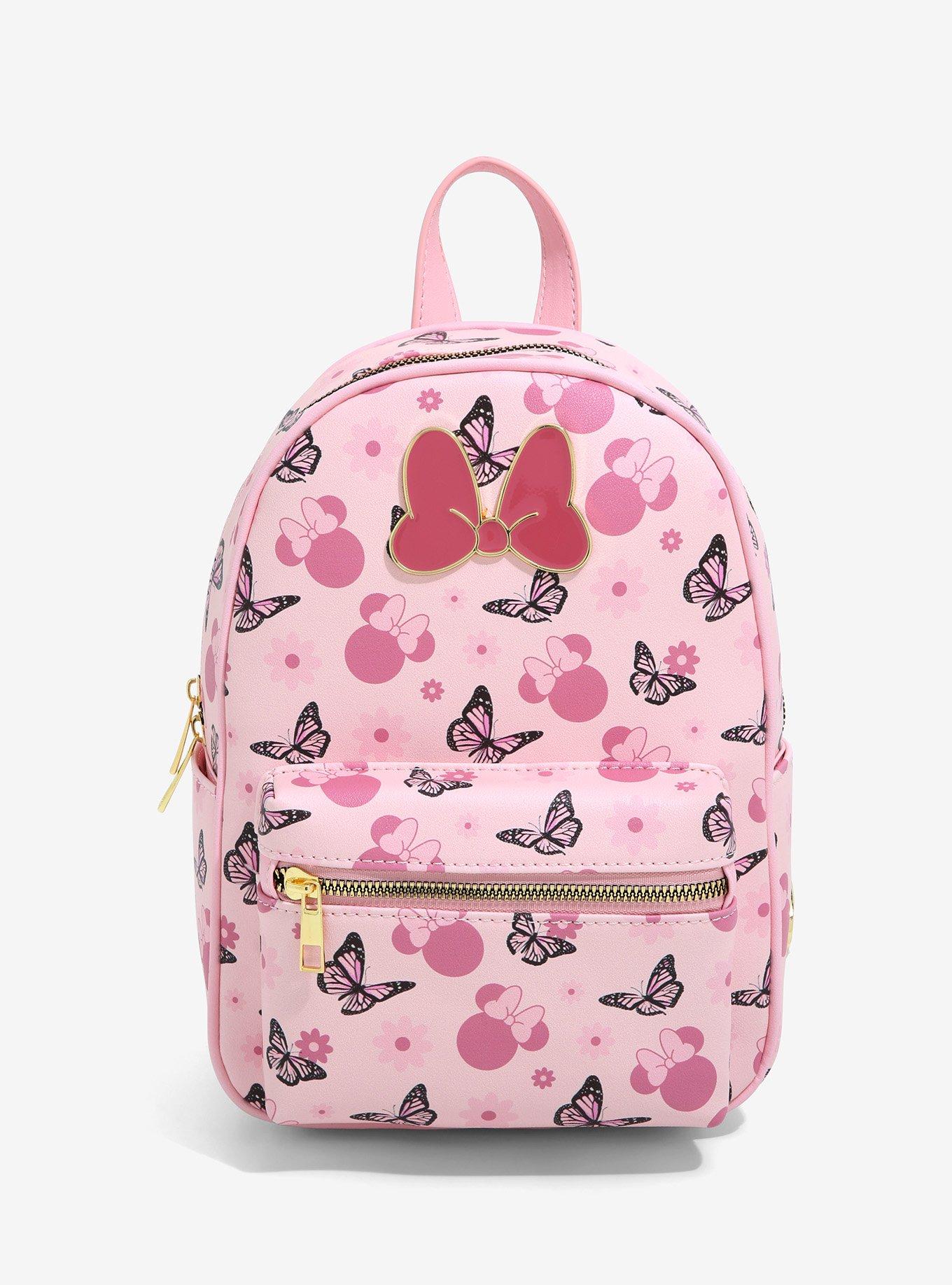 NWT Disney Minnie Mouse Denim Exclusive Mini Backpack