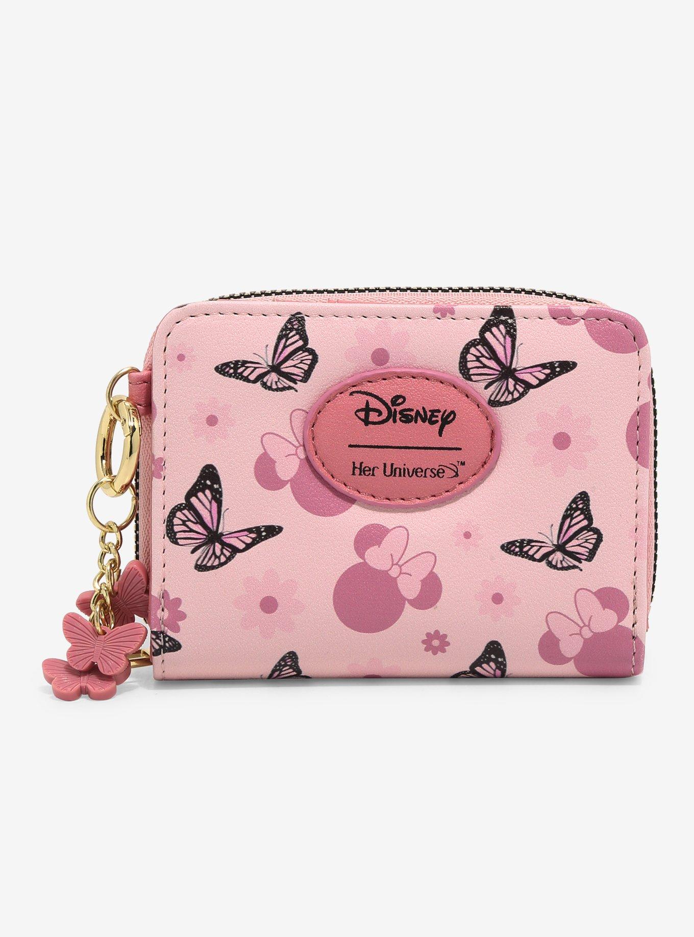 Her Universe Disney Minnie Mouse Butterfly Mini Zipper Wallet