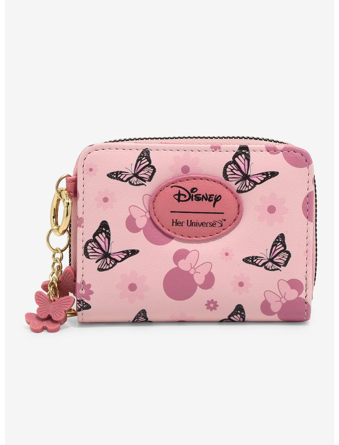 Her Universe Disney Minnie Mouse Butterfly Mini Zipper Wallet, , hi-res