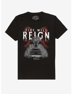 Game of Thrones House of the Dragon Fire Will Reign T-Shirt - BoxLunch Exclusive, , hi-res