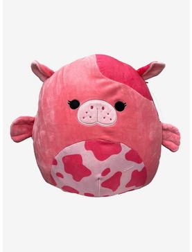 Squishmallows Kerry the Strawberry Milk SeaCow 8 Inch Plush , , hi-res