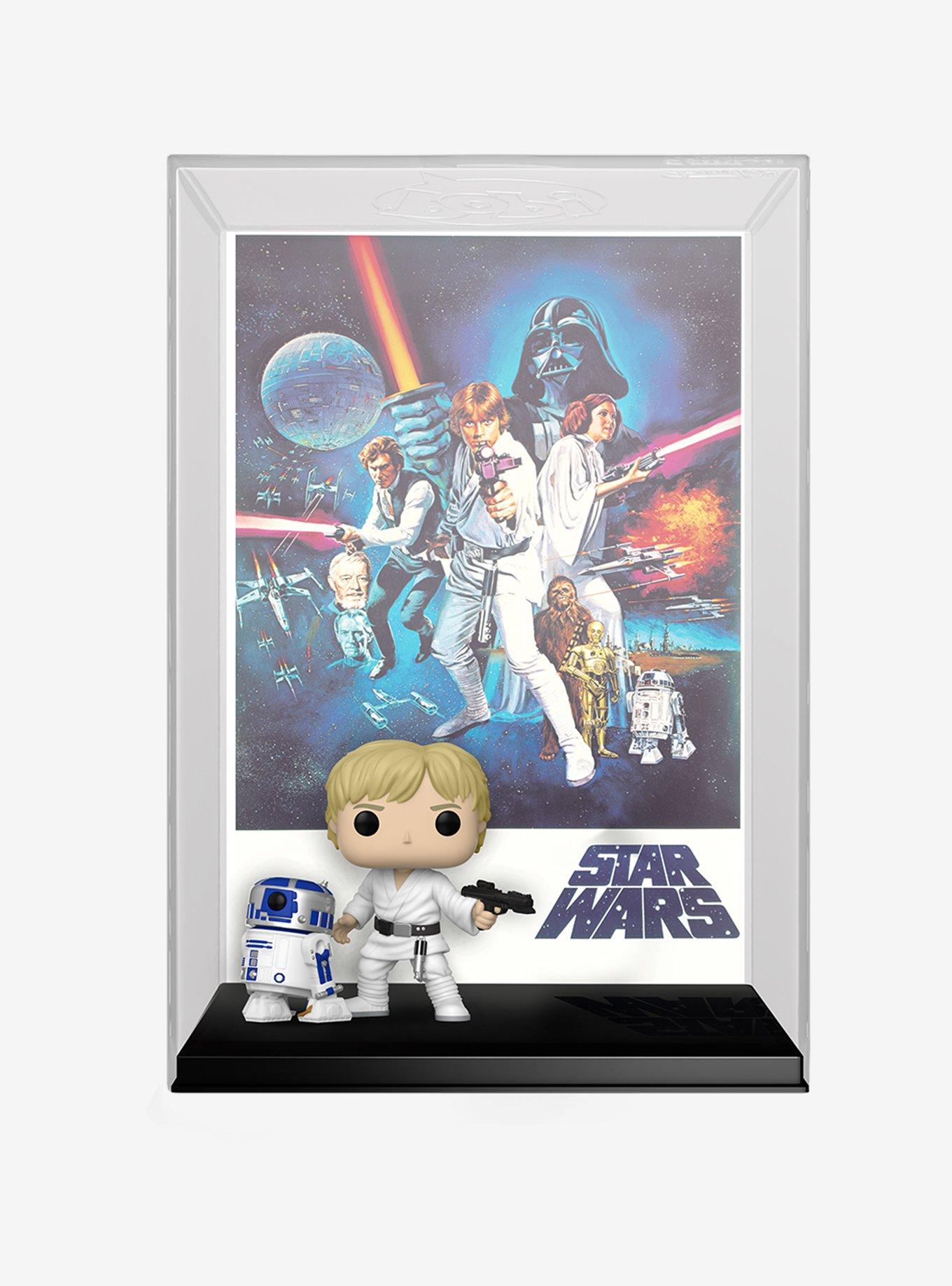 Funko Star Wars: Episode IV – A New Hope Pop! Movie Posters Luke Skywalker With R2-D2 Vinyl Bobble-Head, , hi-res