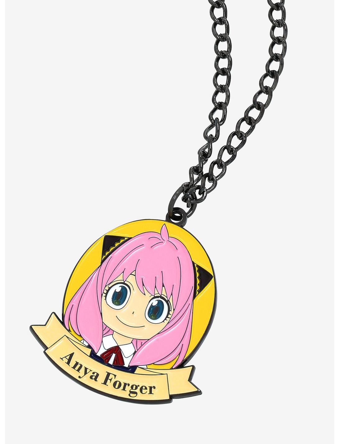 Spy x Family Anya Circle Portrait Necklace - BoxLunch Exclusive, , hi-res