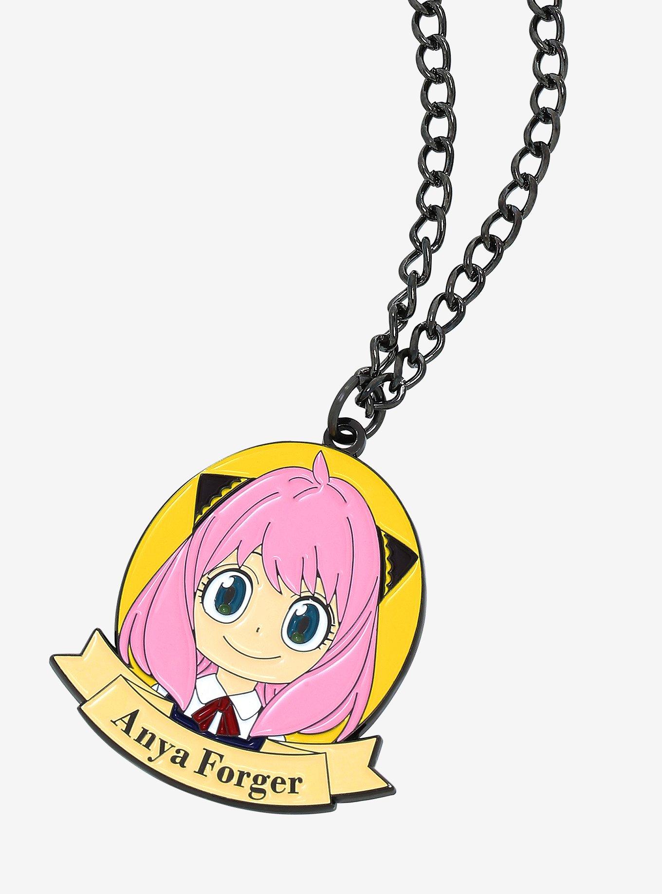 Spy x Family Anya Circle Portrait Necklace - BoxLunch Exclusive, , hi-res