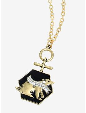 Harry Potter Hufflepuff Pendant Necklace - BoxLunch Exclusive, , hi-res