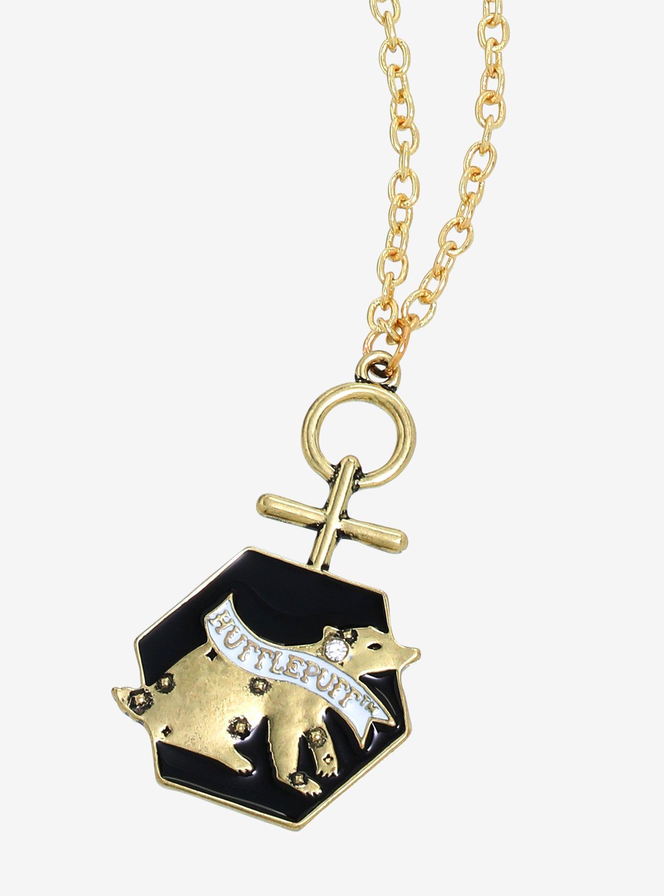 Harry Potter Hufflepuff Pendant Necklace - BoxLunch Exclusive