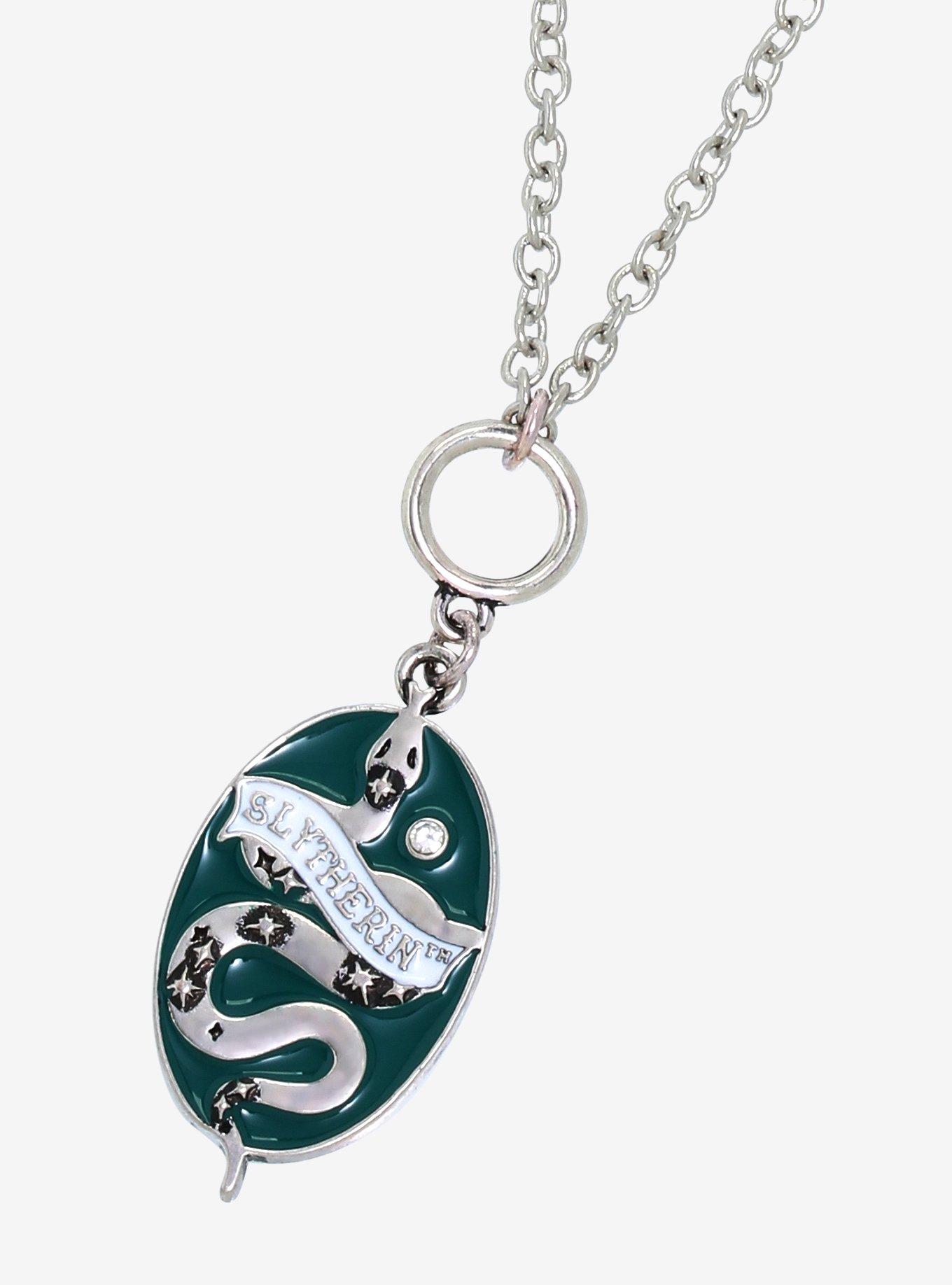 Harry Potter Crest Necklace - Slytherin