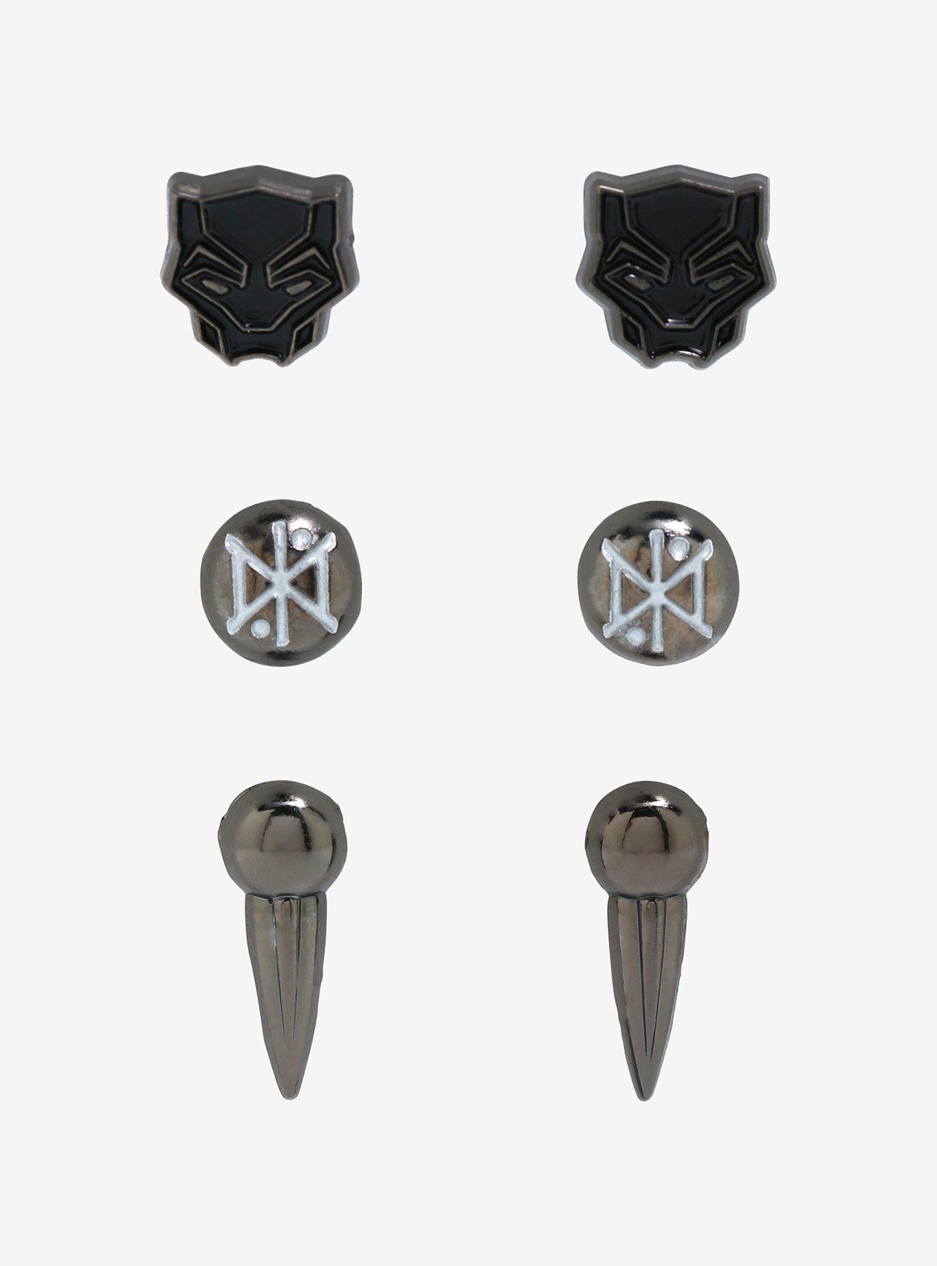 Marvel Black Panther: Wakanda Forever Icon Stud Earring Set, , hi-res