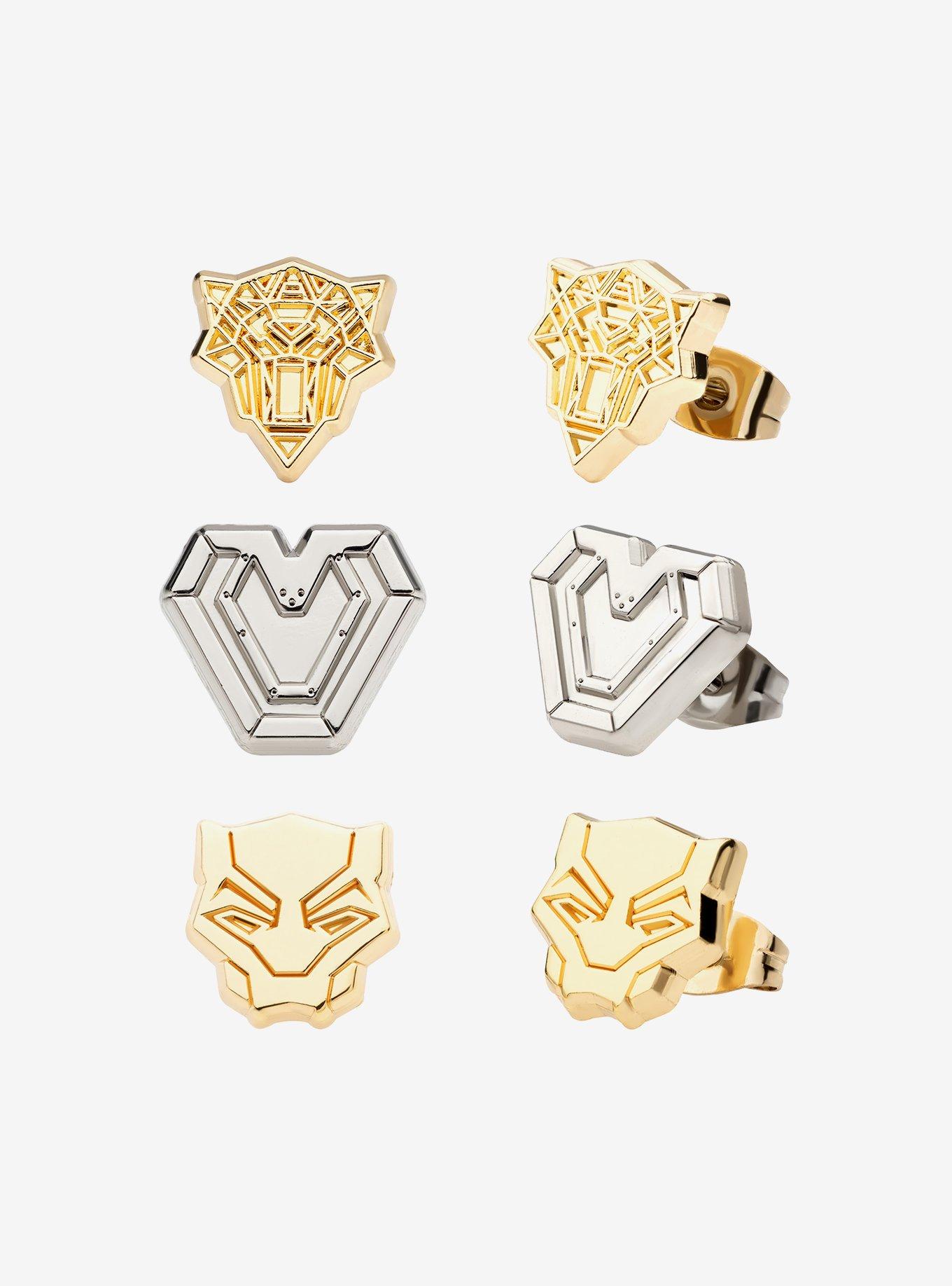 Marvel Black Panther: Wakanda Forever Stud Earring Set, , hi-res