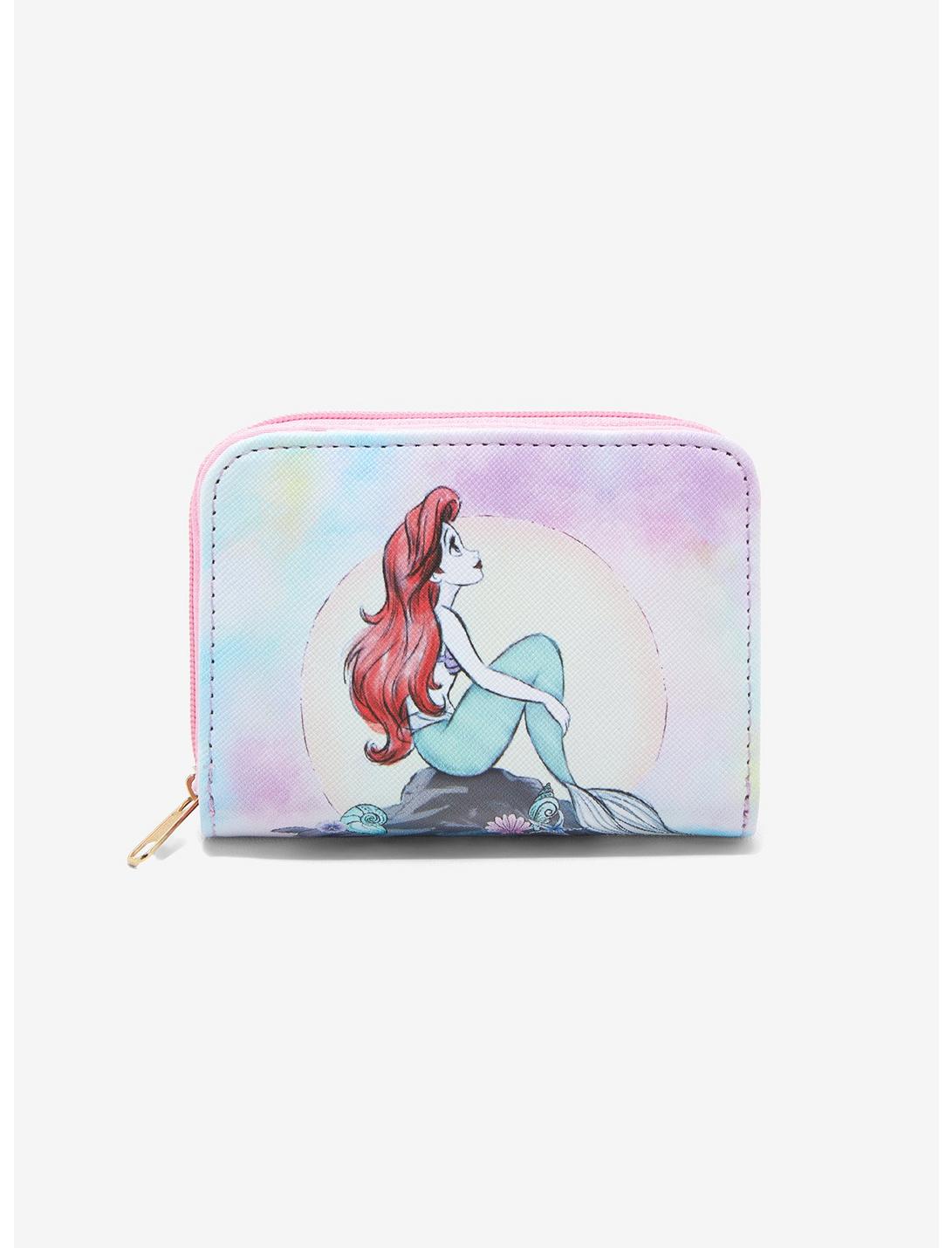 Disney Princess The Little Mermaid Ariel Mini Zipper Wallet, , hi-res