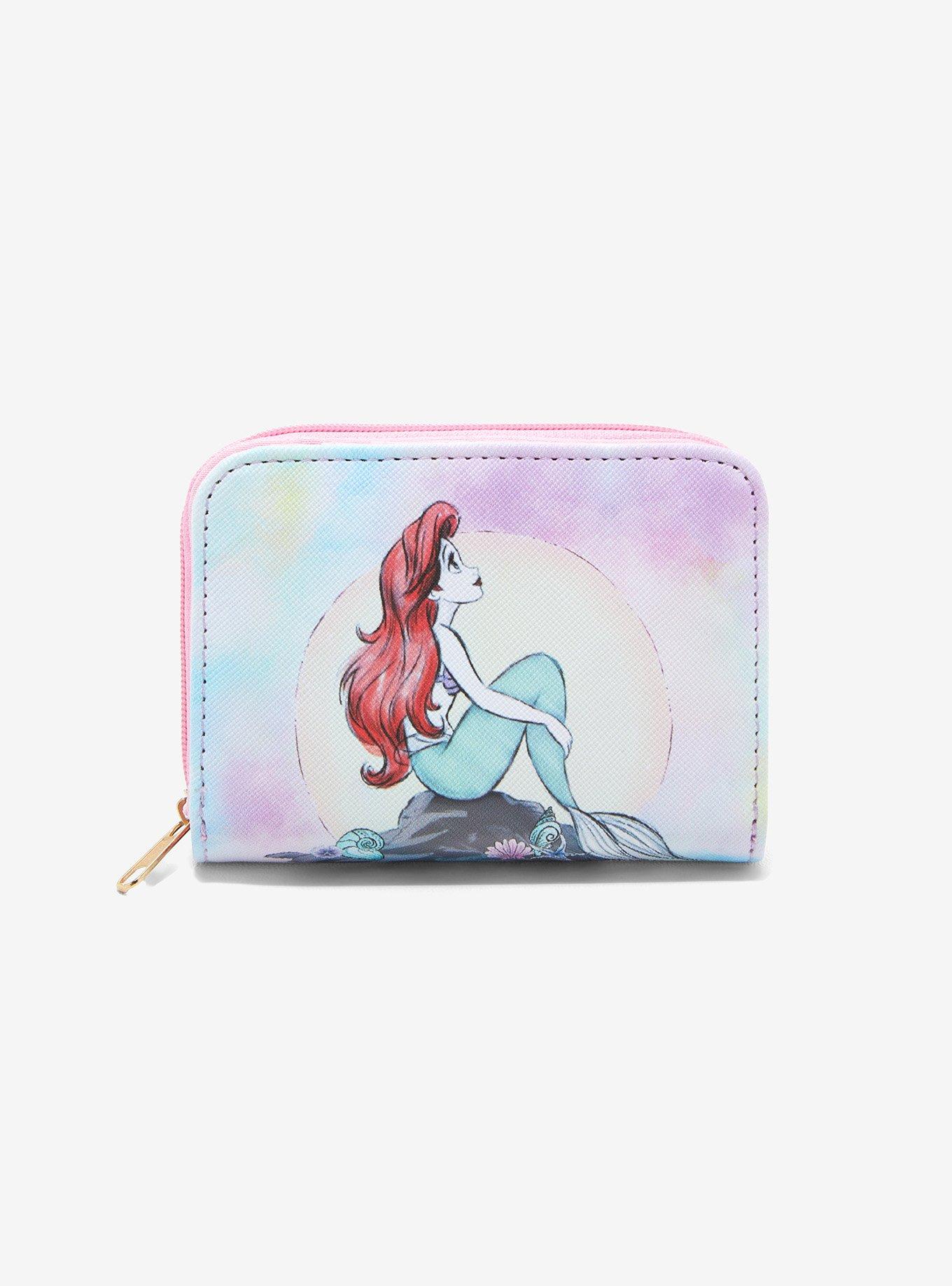 Disney Princess The Little Mermaid Ariel Mini Zipper Wallet, , hi-res