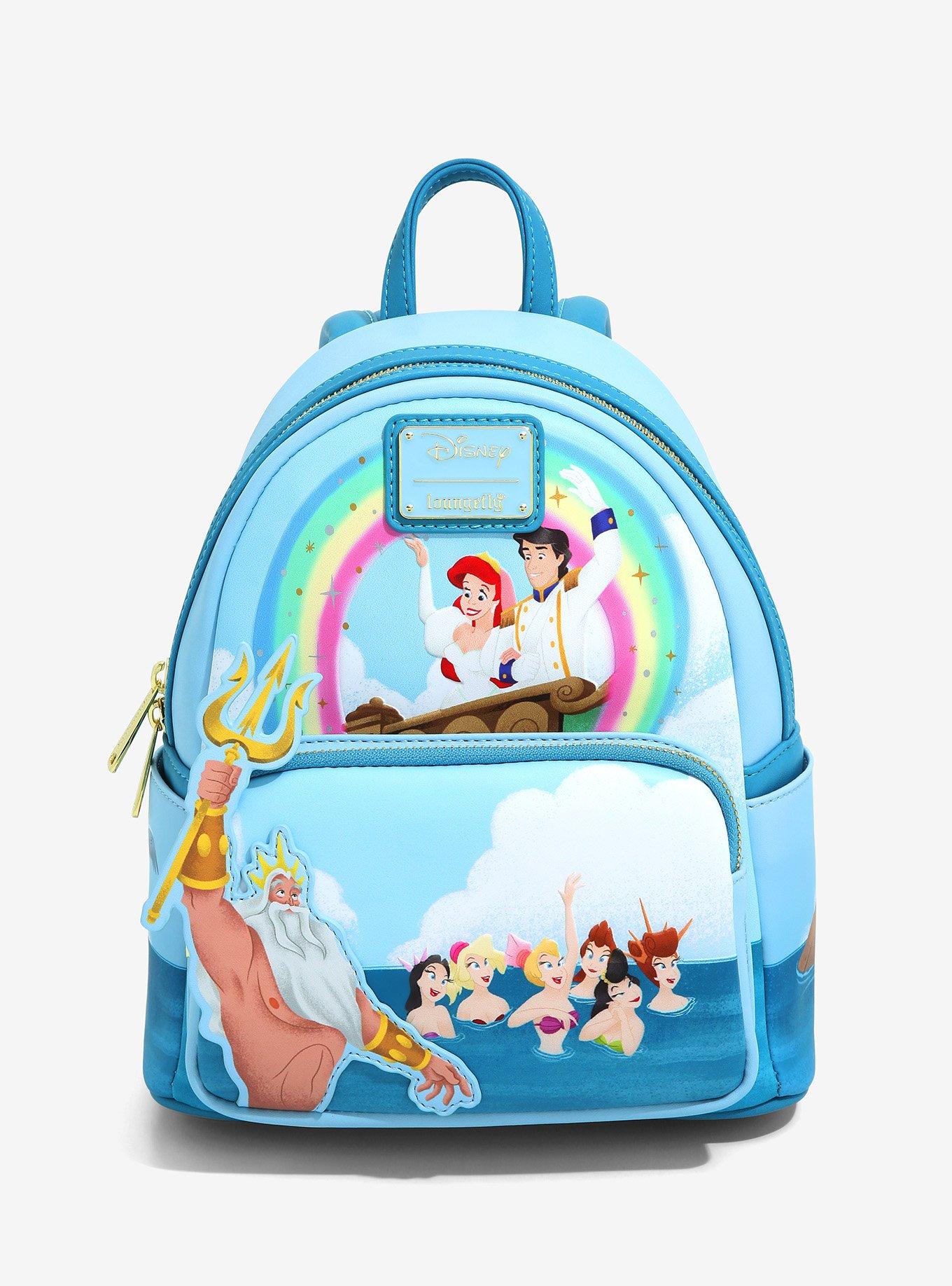 Loungefly's Little Mermaid Ombre Mini Backpack 