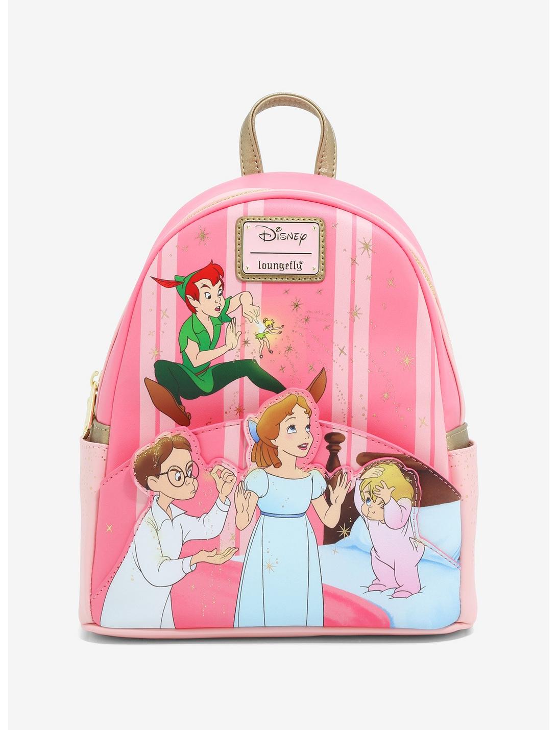 Loungefly Disney Peter Pan 70th Anniversary Group Portrait Mini Backpack, , hi-res